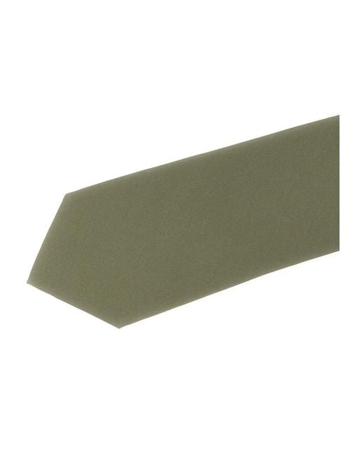 Auralee Multicolor Pointed Striped Tie for men