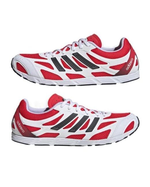 Adidas Originals Red Adidas Adizero Pr Lace-Up Sneakers for men