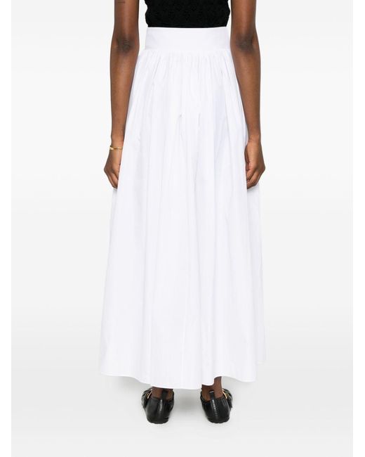 Céline White Skirt