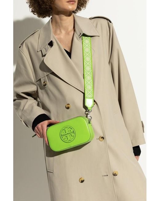 Tory Burch Green Mini Miller Cross Body Bag