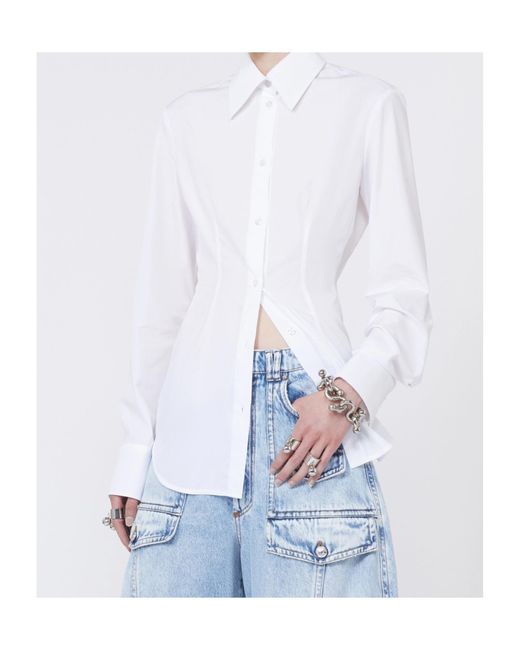 Sportmax White Piacere Fitted Shirt