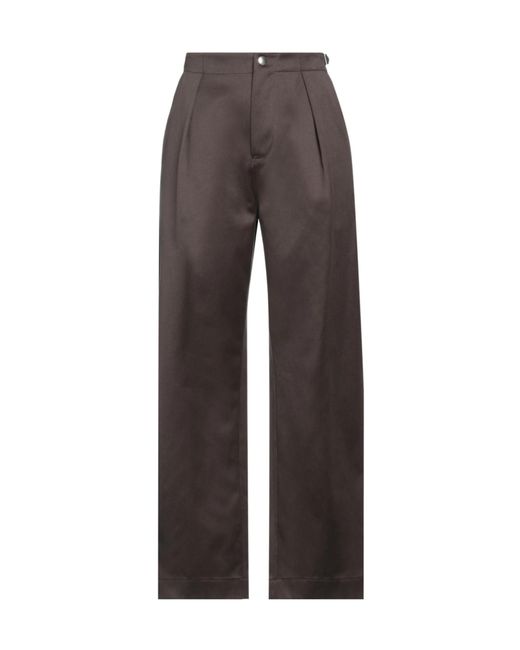 Burberry Gray Casual Trousers