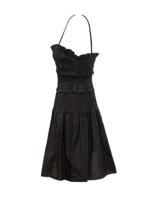 MICHAEL Michael Kors Black Ruffled Dress