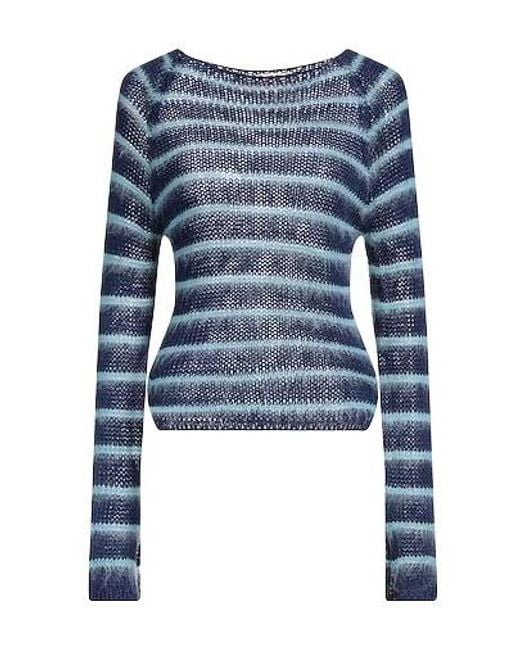 Marni Blue Long Sleeves Jumpers
