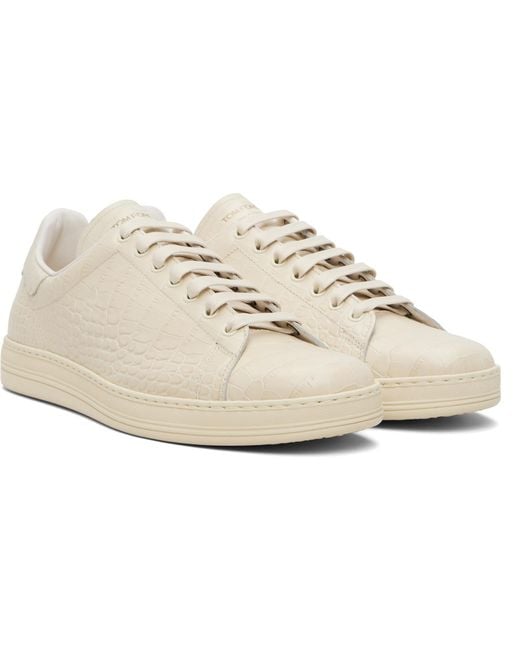 Tom Ford Natural Warwick Sneakers for men