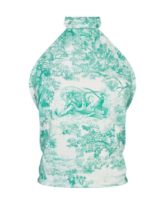 Dior Green Iviera Toiledejouysauvage Silktop