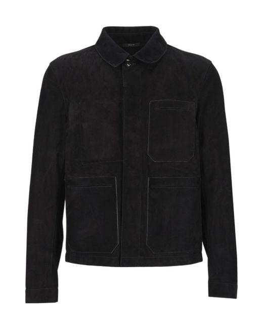 Tom Ford Black Buttoned Chore Jacket for men