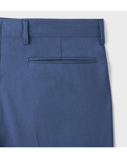 Dior Blue Long-Sleeved Suit Jacket Set for men