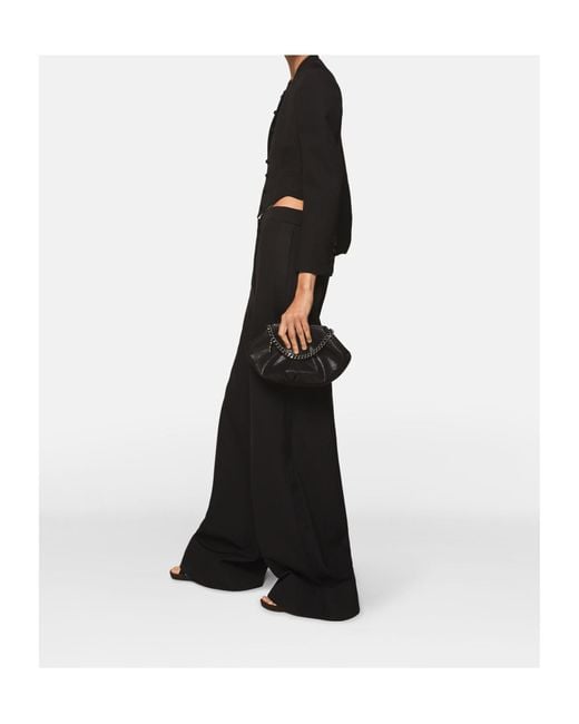 Stella McCartney Black Pleated Casual Pants