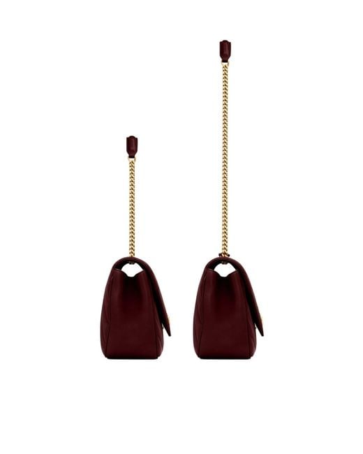 Saint Laurent Red Loulou Medium Shoulder Bag