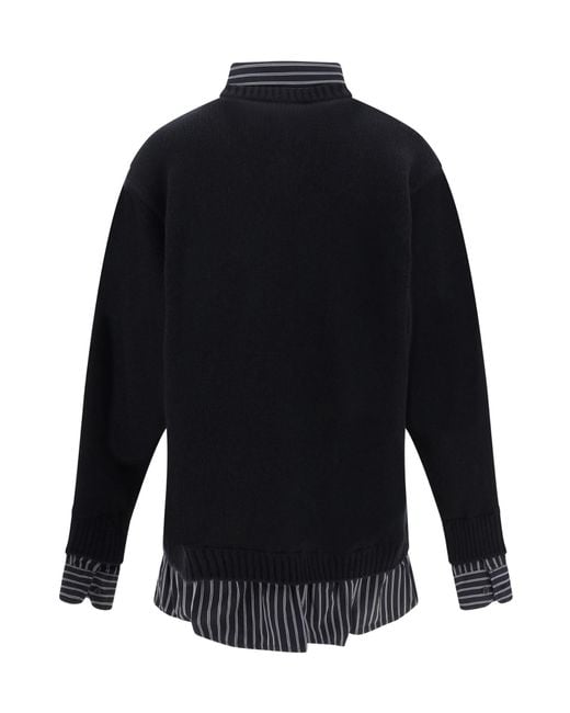 Balenciaga Blue Sweater for men