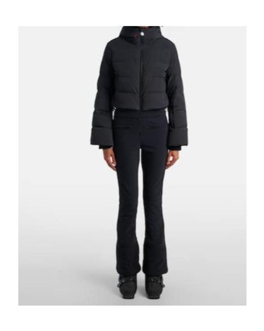 Perfect Moment Blue Polar Flare Down Ski Suit