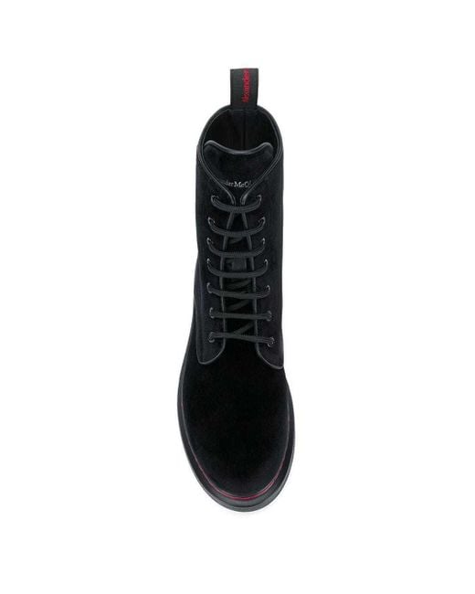McQueen Black Oversized Boots