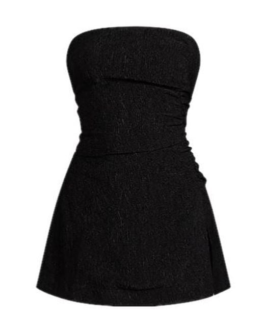 Ganni Black Solid Color Cami Top