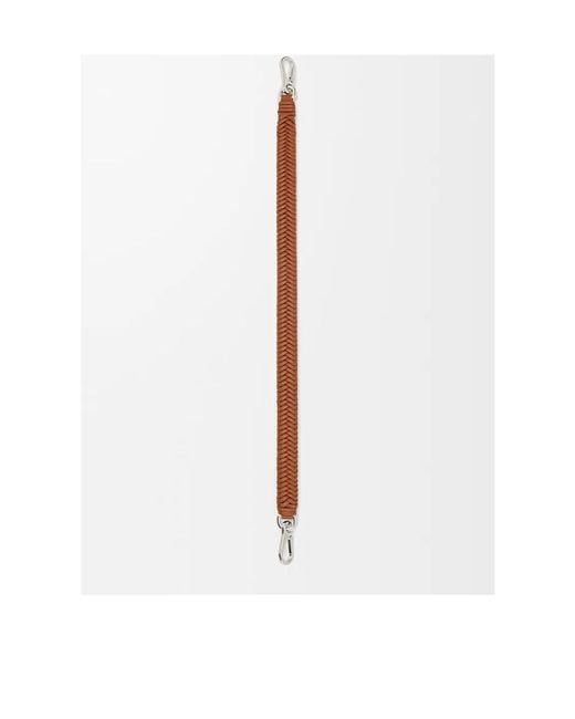 Loewe Brown Arrow Short Shoulder Strap