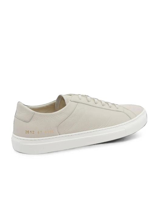 Common Projects White Flat-Soled Sneakers for men