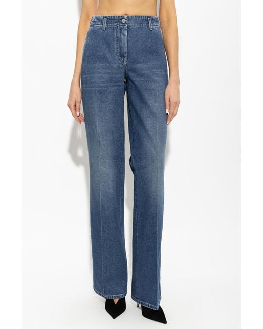 Dries Van Noten Blue Belt-Loop Jeans