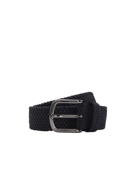 Boss Multicolor Boss Woven Buckled Belt for men