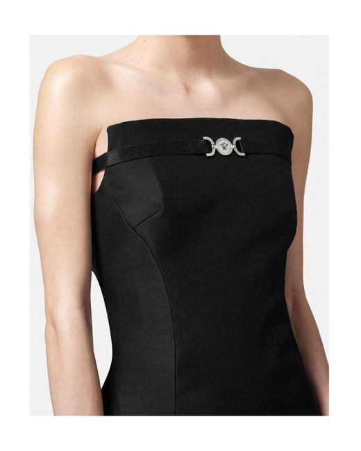 Versace Black Medusa '95 Sleeveless Maxi Dress