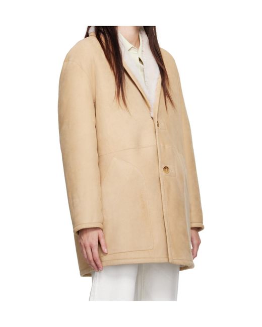 Calvin Klein White Long-Sleeved Coat