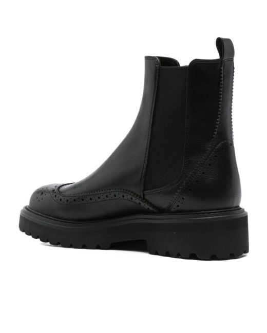 Twinset Black 40Mm Elastic-Panel Chelsea Boots