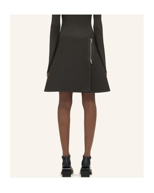 Courreges Black Courrèges Modular Mini Skirt