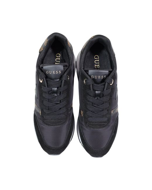 Guess Blue Lace-Up Casual Sneakers