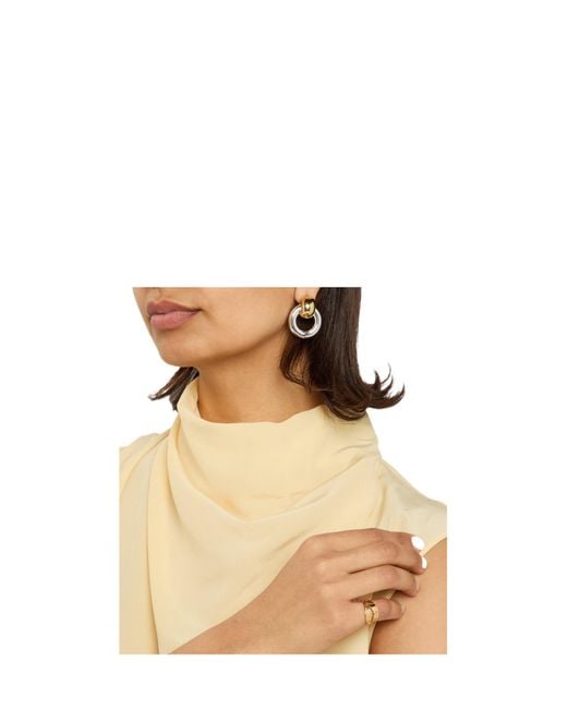 Tory Burch Metallic Icon Double Ring