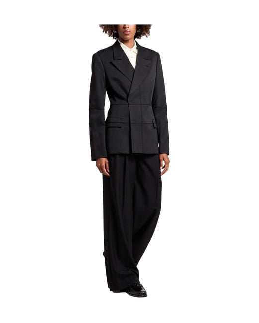 MM6 by Maison Margiela Black Single-Breasted Blazer