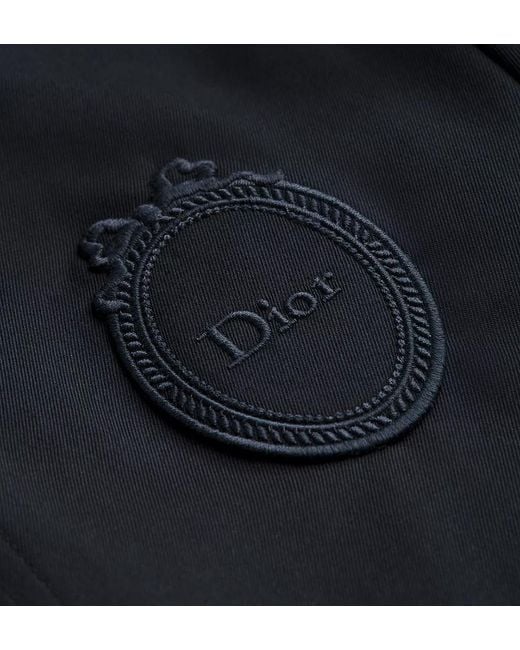 Dior Blue Médaillon Cropped Jacket