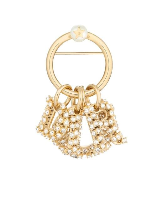 Dior Metallic Lady Brooch