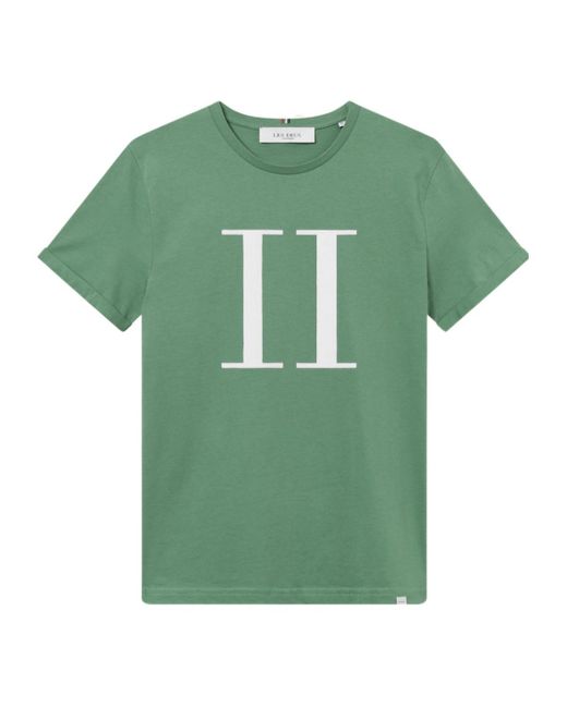 Les Deux Green T-Shirt With Round Neck And Short Sleeves for men