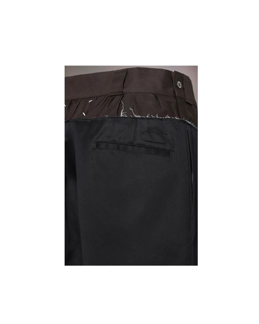 Maison Margiela Black Anonymity Of The Lining Shorts
