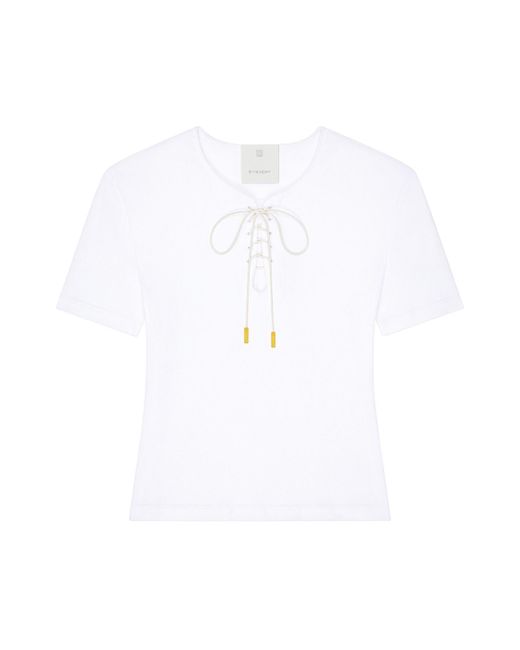 Givenchy White Slim Fit T-Shirt