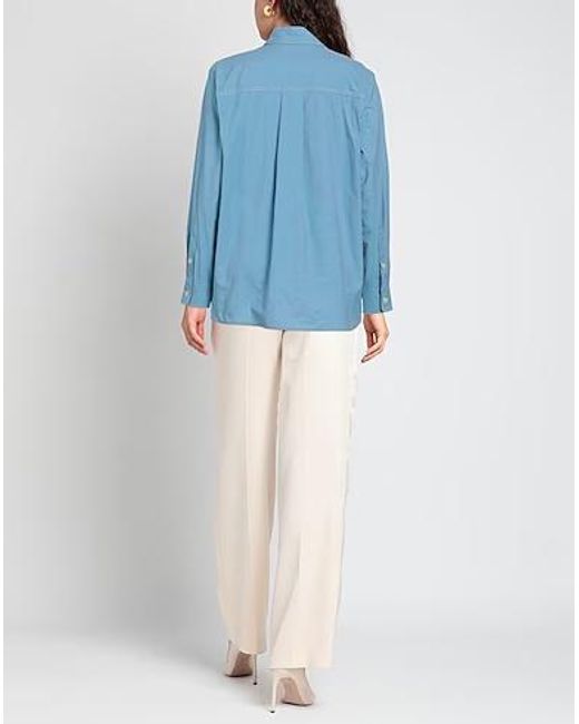 Isabel Marant Blue Minimal Solid Shirt