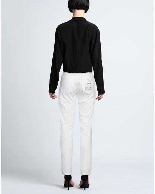 Rag & Bone White Solid Color Casual Jeans