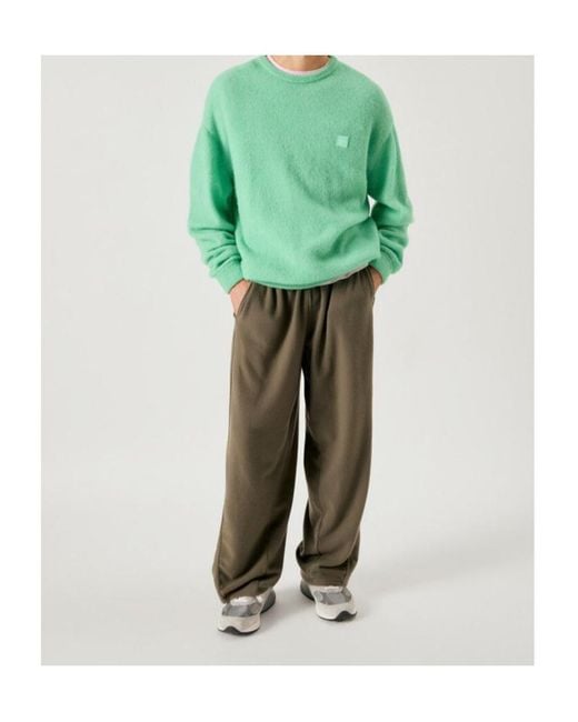 American Vintage Green Long-Sleeved Sweater for men