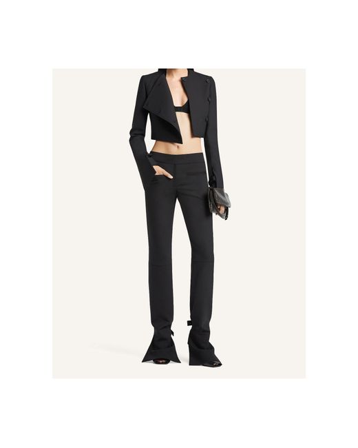 Courreges Black Courrèges Oblique Tailored Jacket