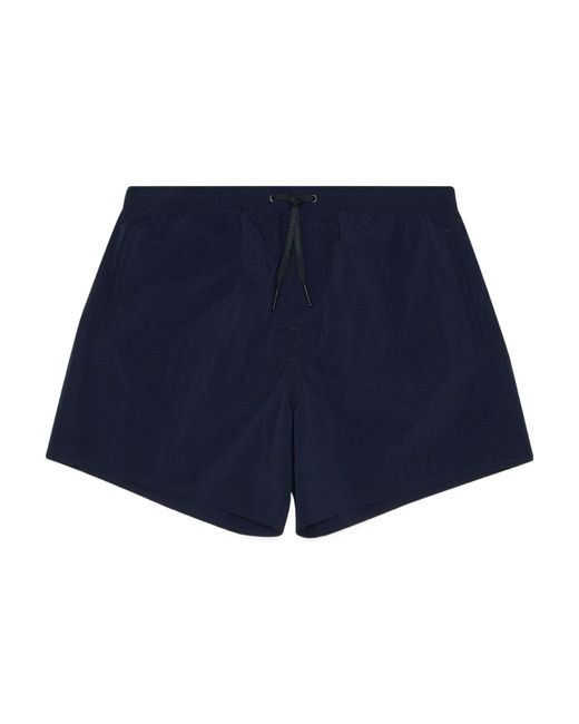 ARMANI EXCHANGE Blue Logo Swimming Trunks for men