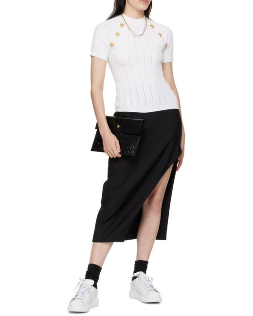 McQueen White Oversized Low-Top Sneakers