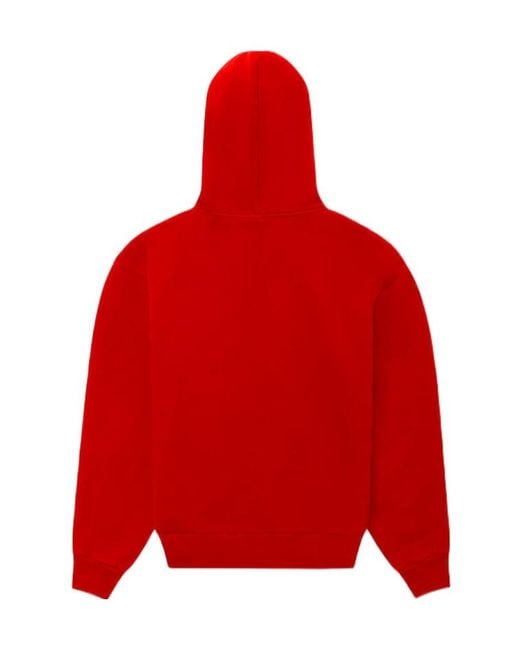 Willy Chavarria Red Gilroy Hoodie for men