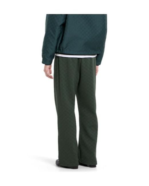 Gucci Green Gg Technical Jersey Pants for men
