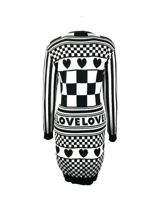 Moschino Black Logo Dress