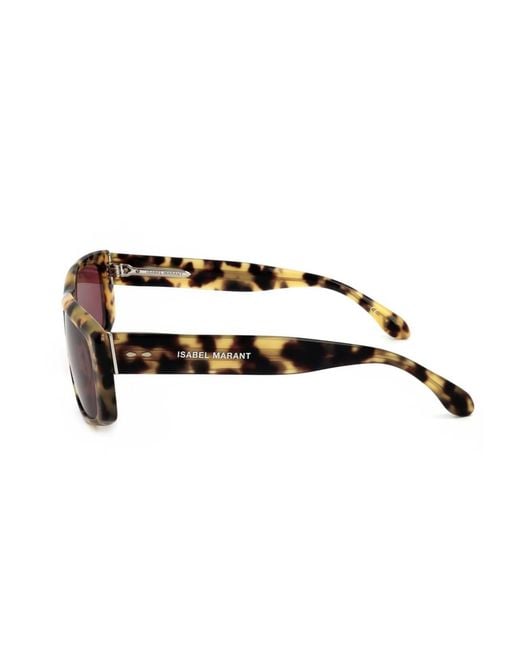 Isabel Marant Pink Geometric Frame Sunglasses