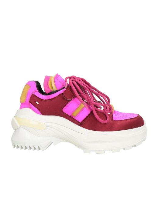 Maison Margiela Pink Thick-Soled Sneakers