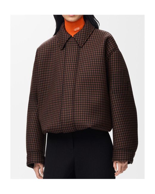 Loewe Brown Drawstring Jacket