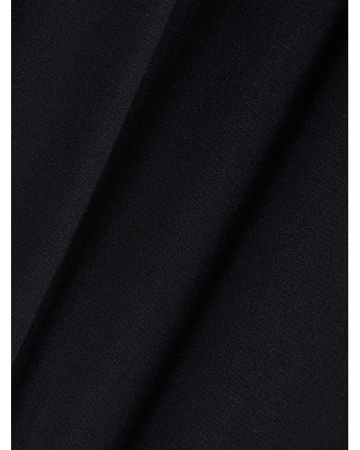 Rick Owens Blue Drawstring Straight Leg Pants