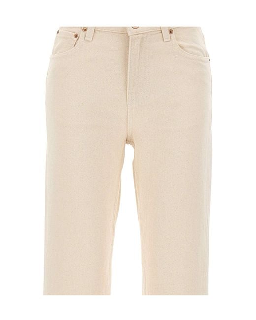 Aspesi Natural Five-Pocket Jeans