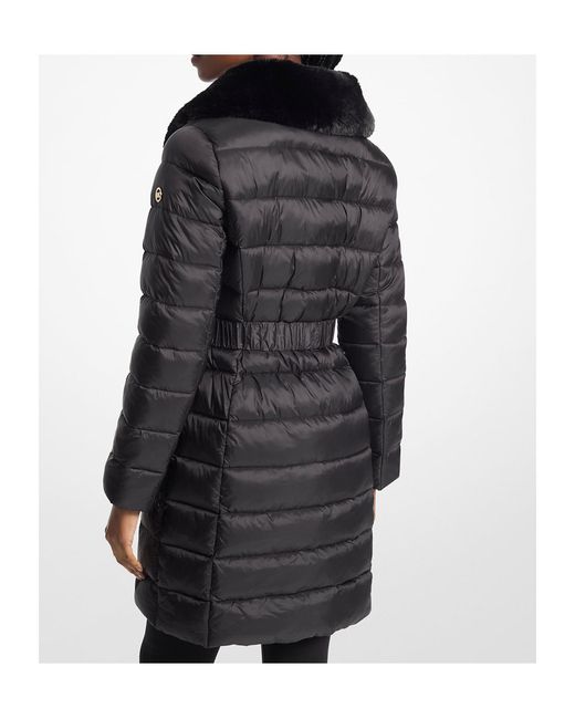 MICHAEL Michael Kors Black Packable Quilted Puffer Coat