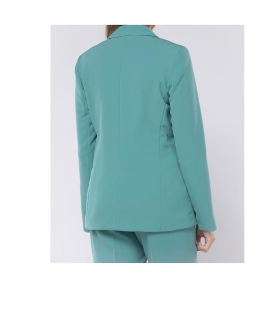 Kaos Blue Logo Blazer